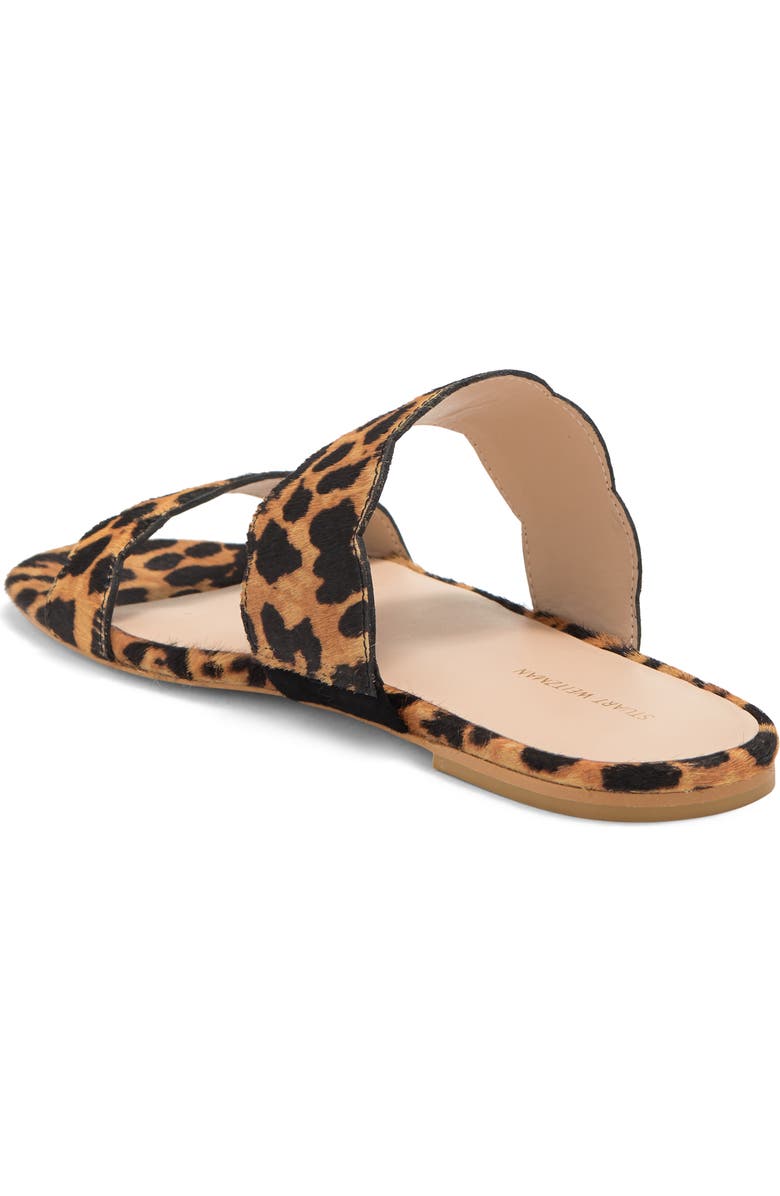 Stuart Weitzman Santorini Scallop Slide Sandal, Alternate, color,