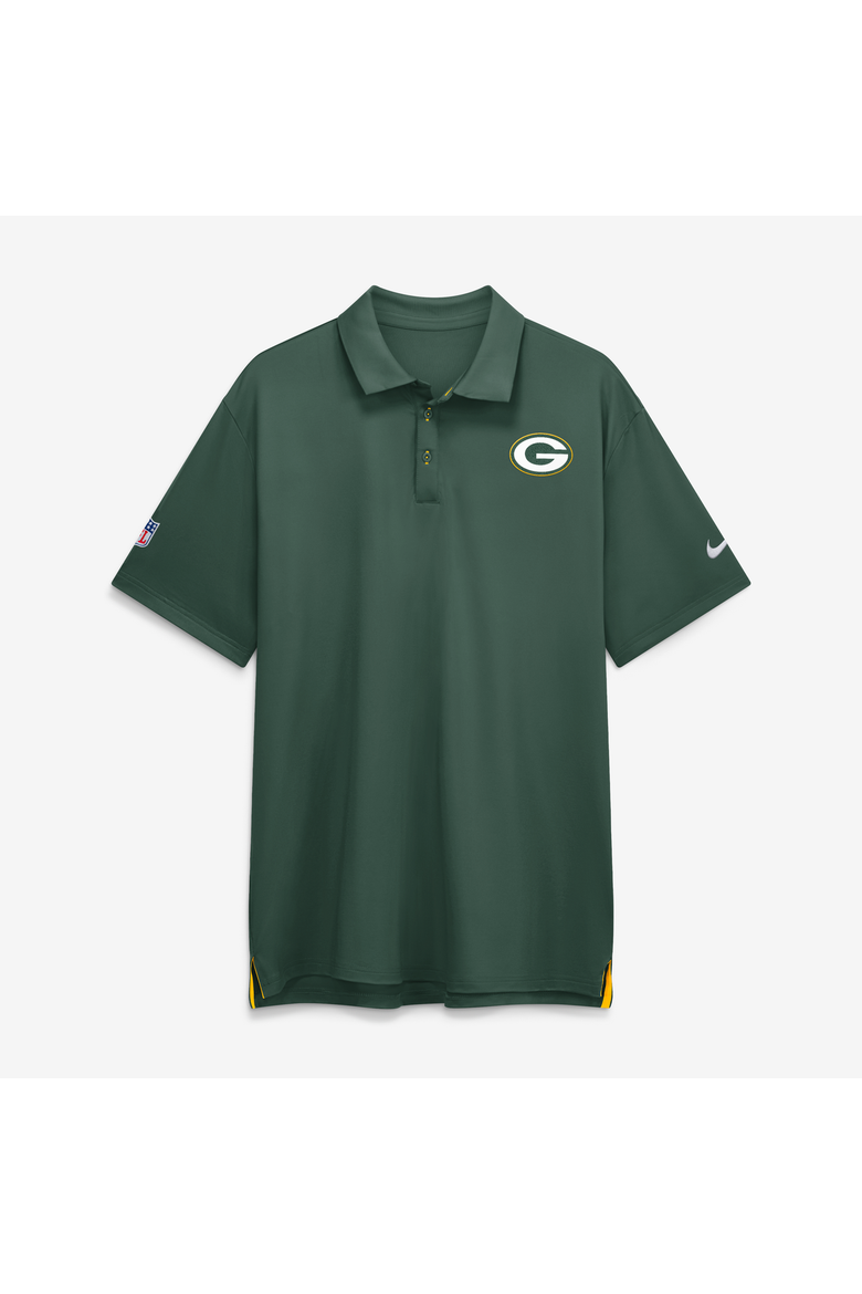 Men's Nike Green Green Bay Packers Sideline Powerful Blocking Dri-FIT Tour Polo, Main, color, Green