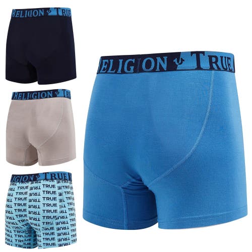True Religion Boxer Briefs Stretch Underwear Pack Of 4 In Multi