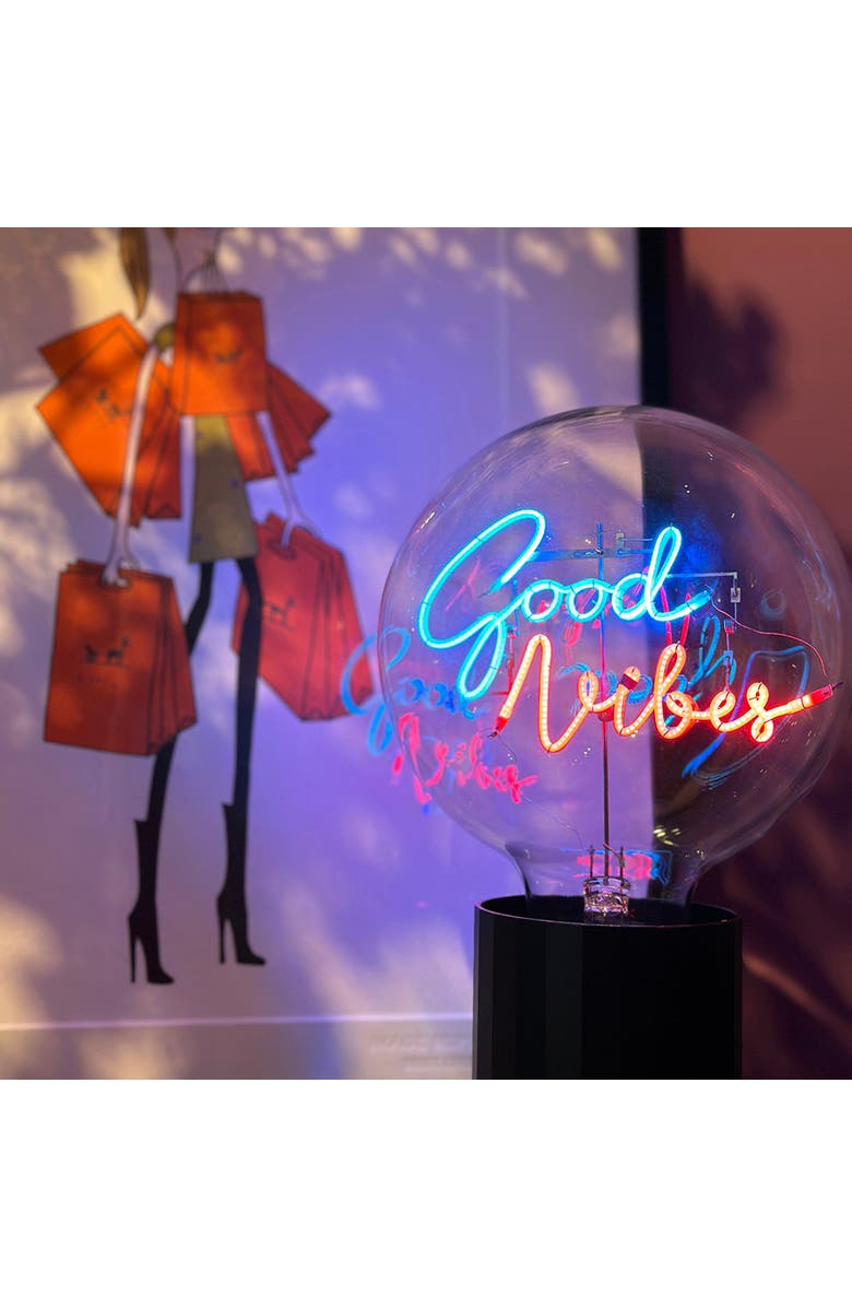 MITB Good Vibes Portable Table Lamp, Alternate, color, Black