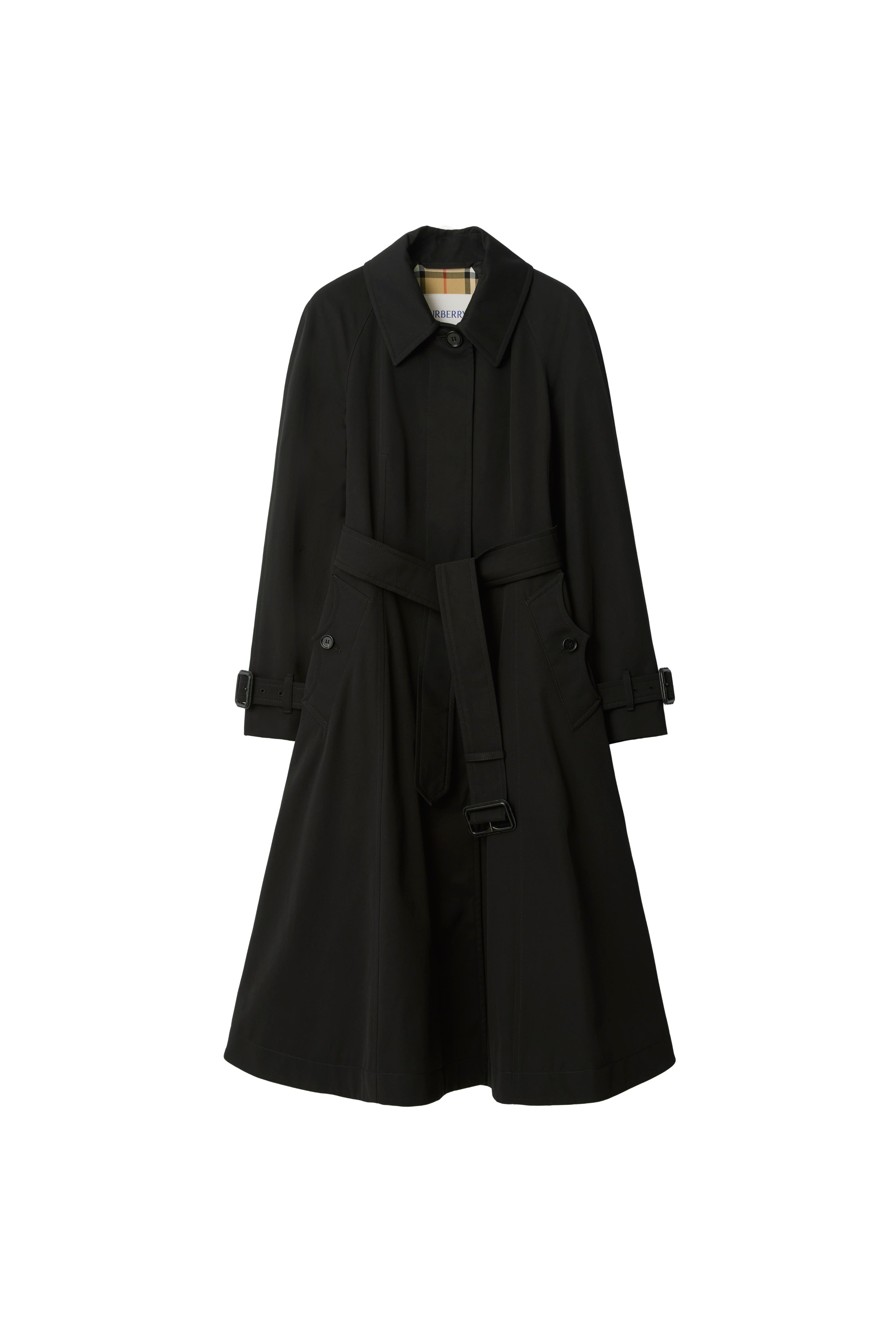 Long Gabardine Ellingham Fit-and-flare Car Coat (Women) | Nordstrom
