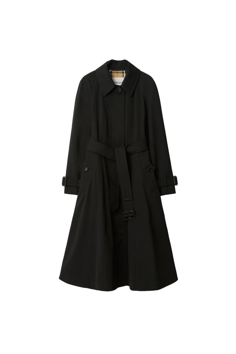 Long Gabardine Ellingham Fit-and-flare Car Coat (Women) | Nordstrom