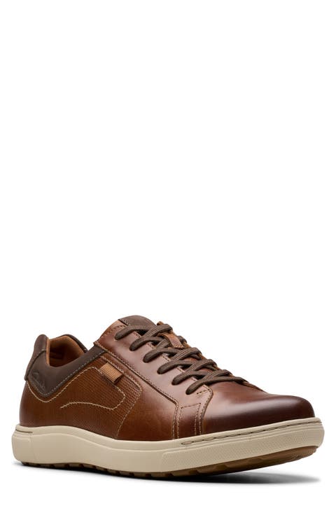 Mapstone Lace-Up Leather Sneaker (Men)