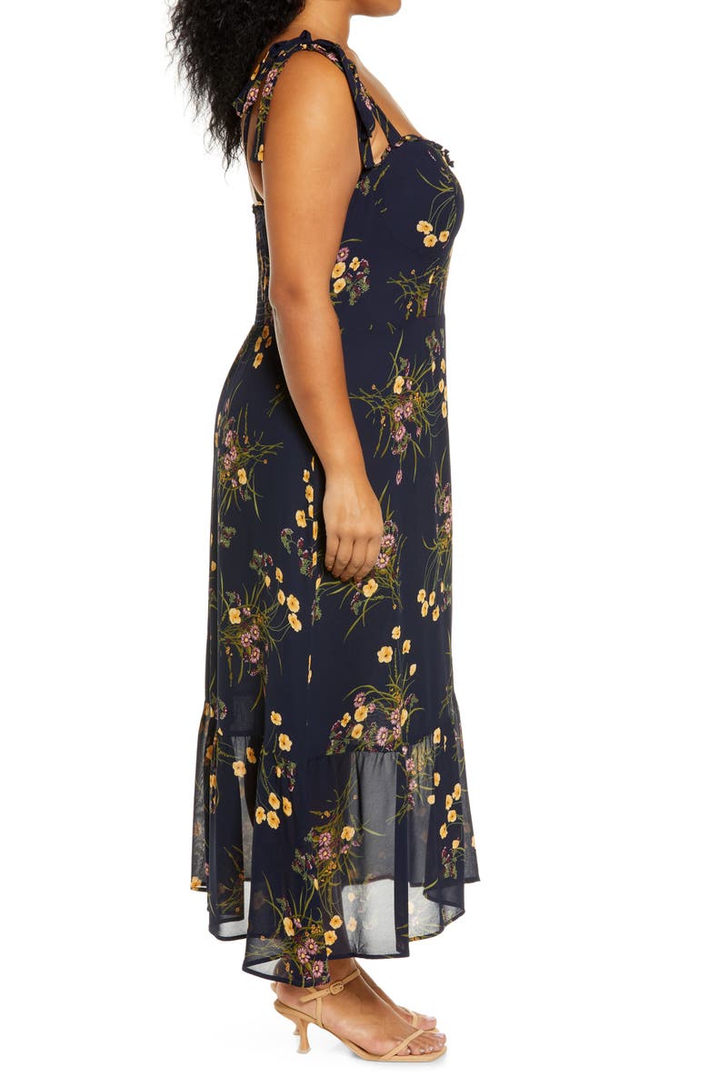 Reformation Nikita Floral Sundress, Alternate, color,