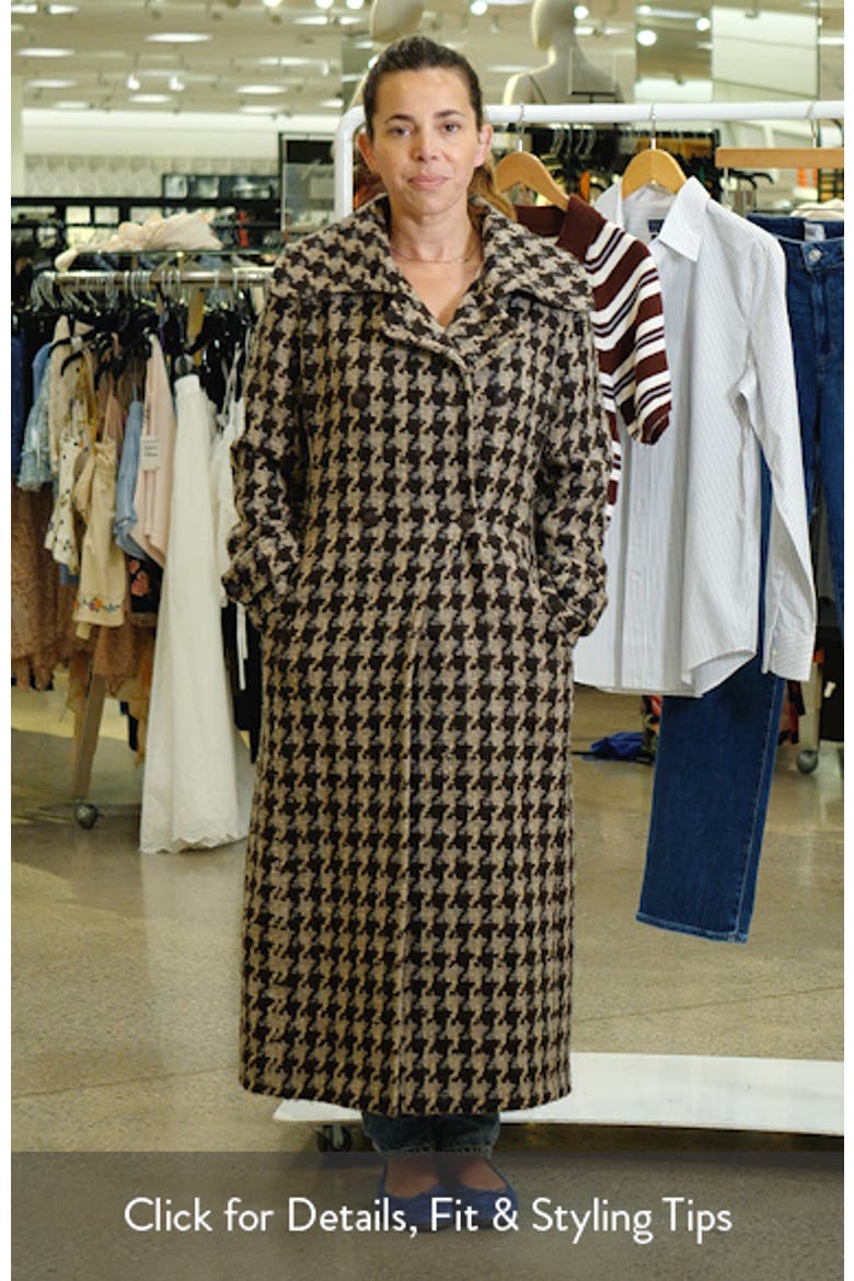 Elodie Double Breasted Wool Blend Coat video