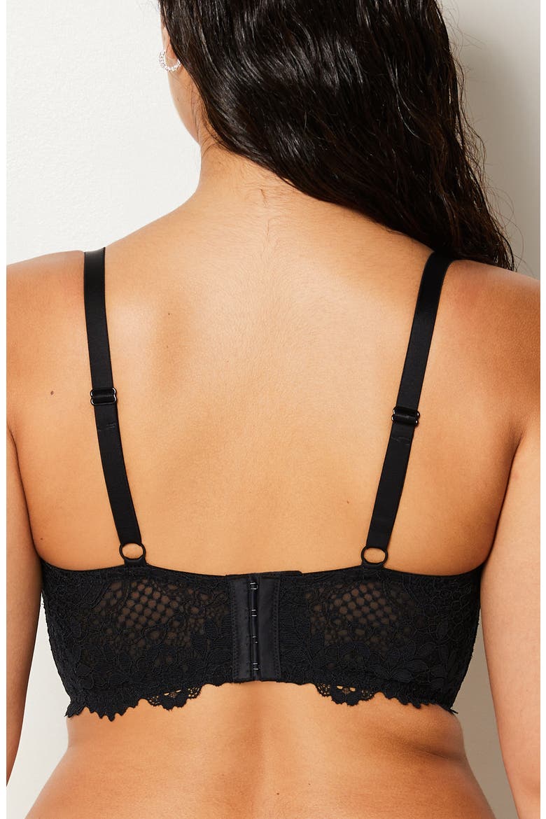 Success Underwire Bustier, Alternate, color, BLACK