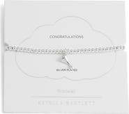 Estella Bartlett Sienna Martini Glass Beaded Stretch Bracelet
