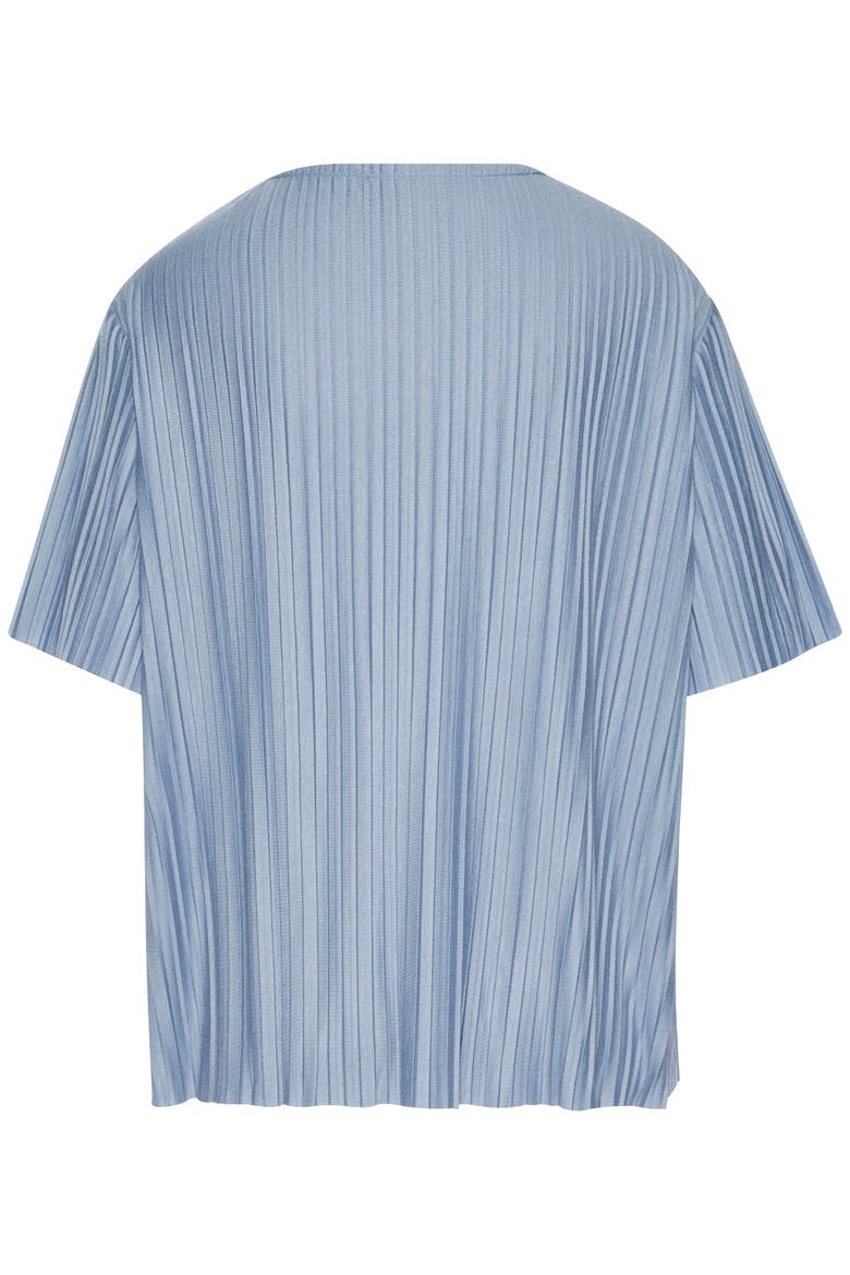 Oversized Pleated Top, Alternate, color, Light Blue