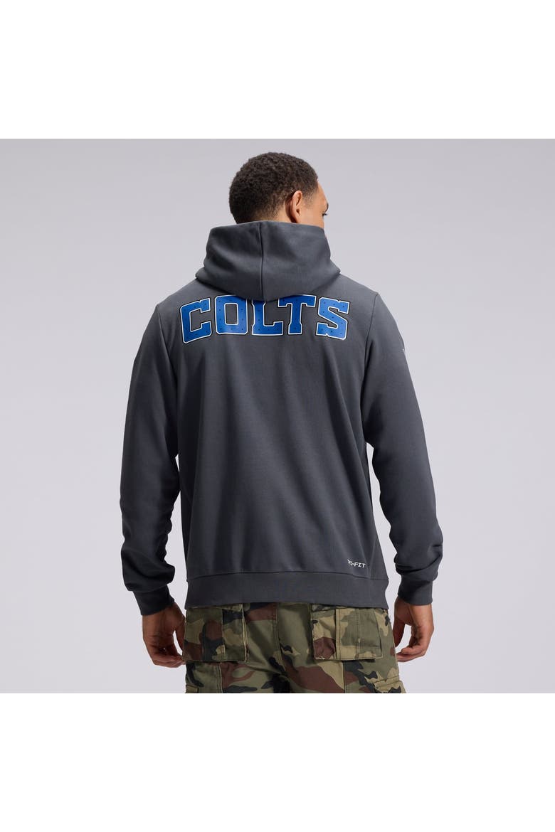 Men's Nike  Anthracite Indianapolis Colts 2026 Rivalries Collection Standard Issue Sideline Pullover Hoodie, Alternate, color, Anthracite
