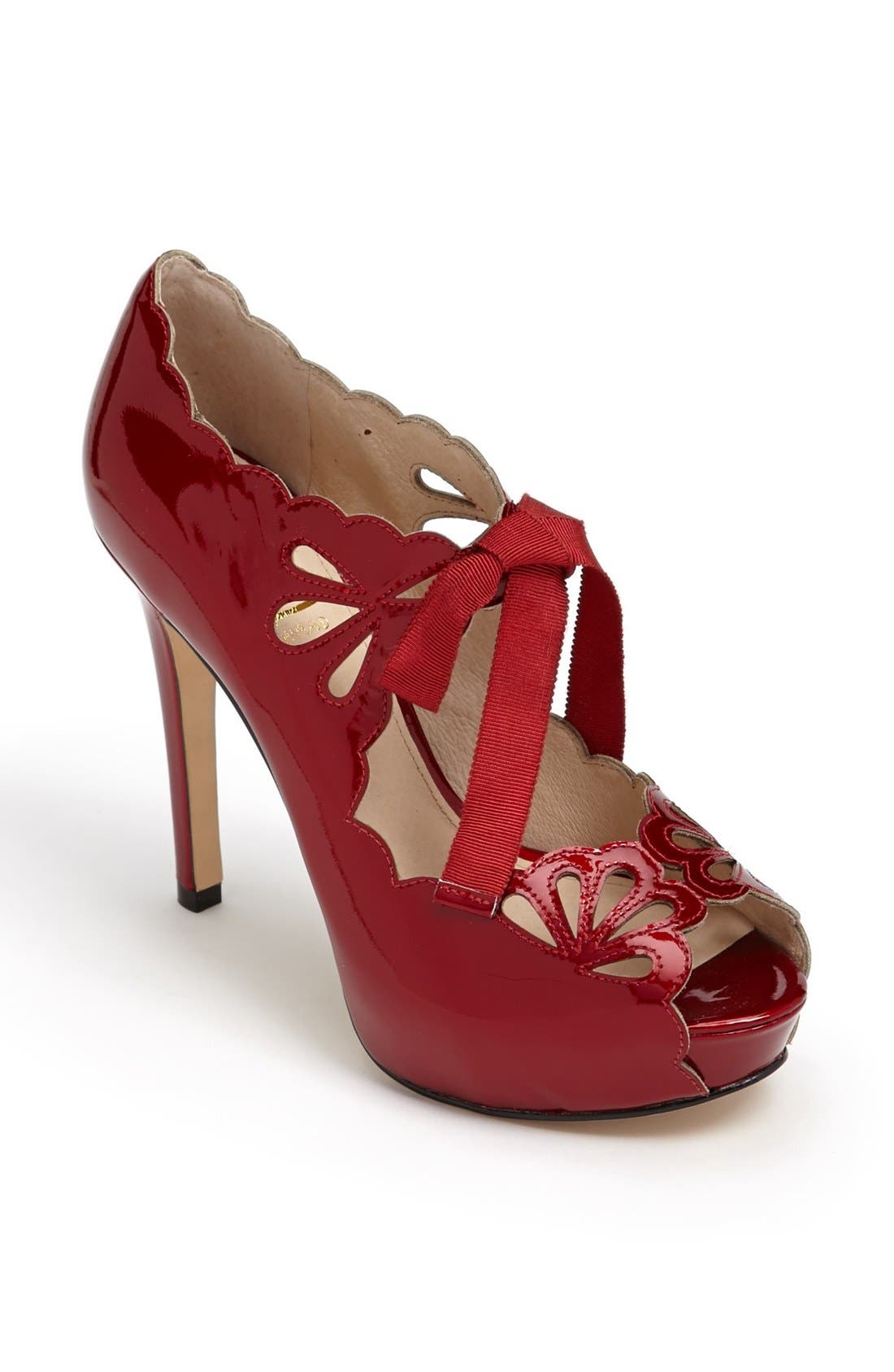 'Cicilee' Pump, Main, color, RED PATENT