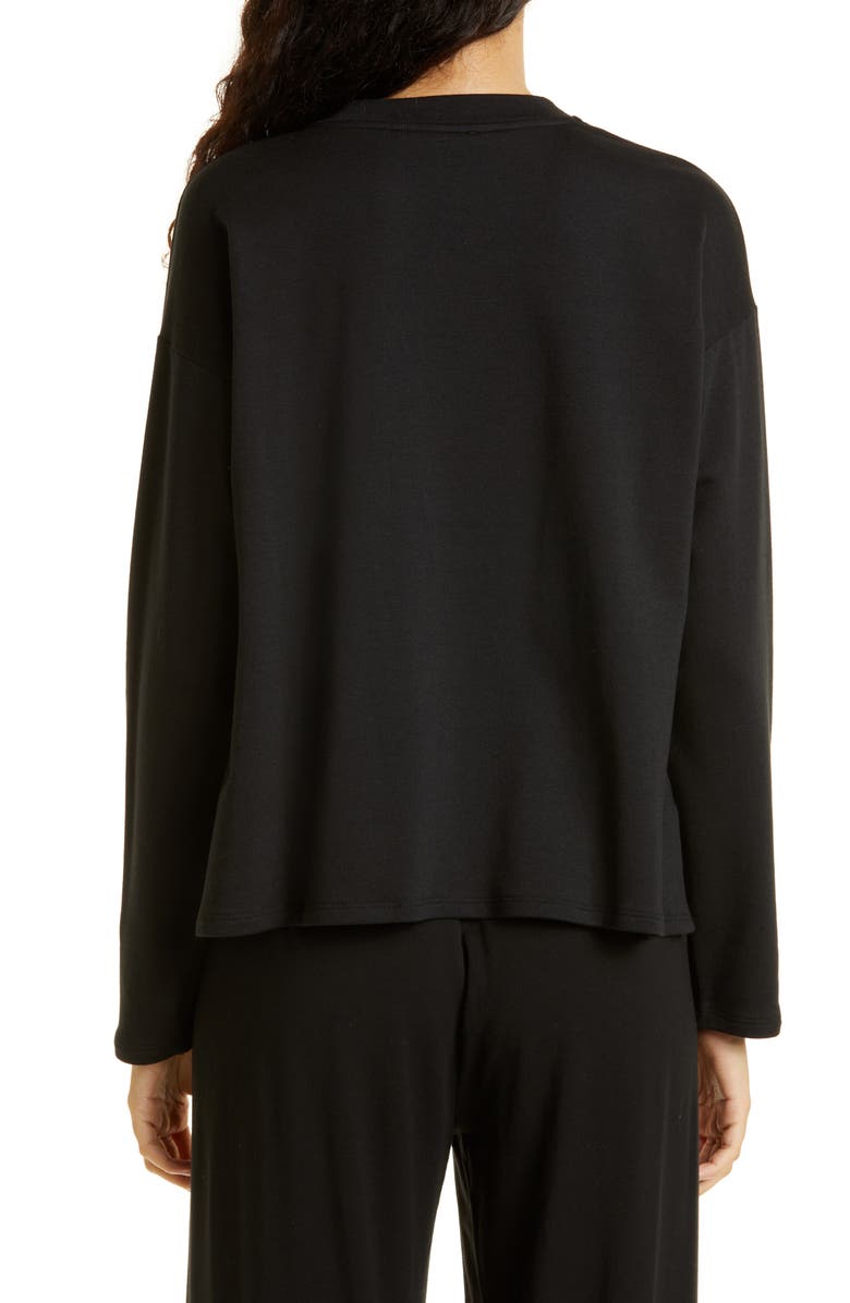 Eileen Fisher Boxy Long Sleeve Top, Alternate, color, 