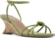 Arezzo Thara Ankle Strap Wedge Sandal