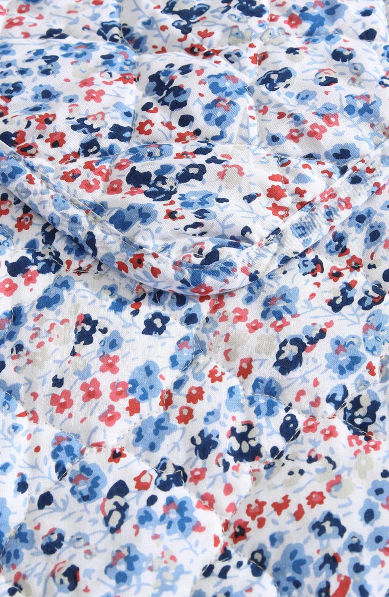 Laura Ashley Leona 3-Piece King Quilt & Sham Set, Alternate, color, Bright Red