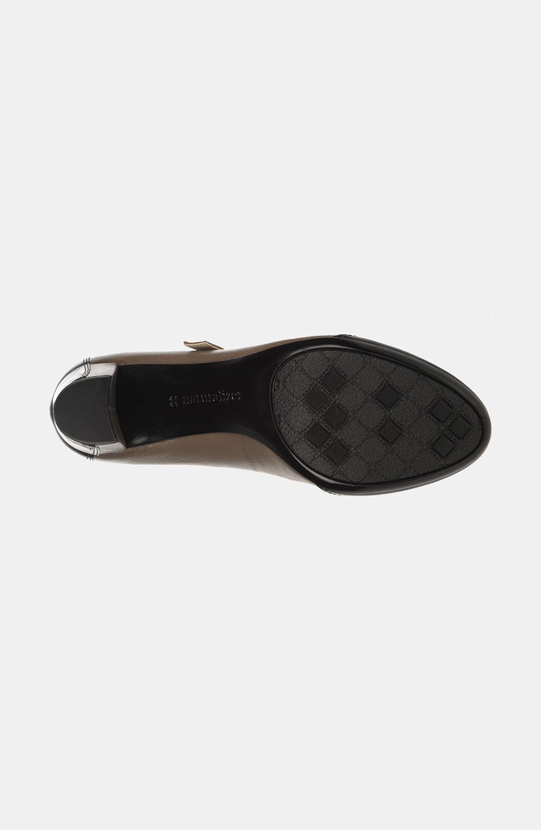 'Estelle' Pump, Alternate, color, GREY/ BLACK