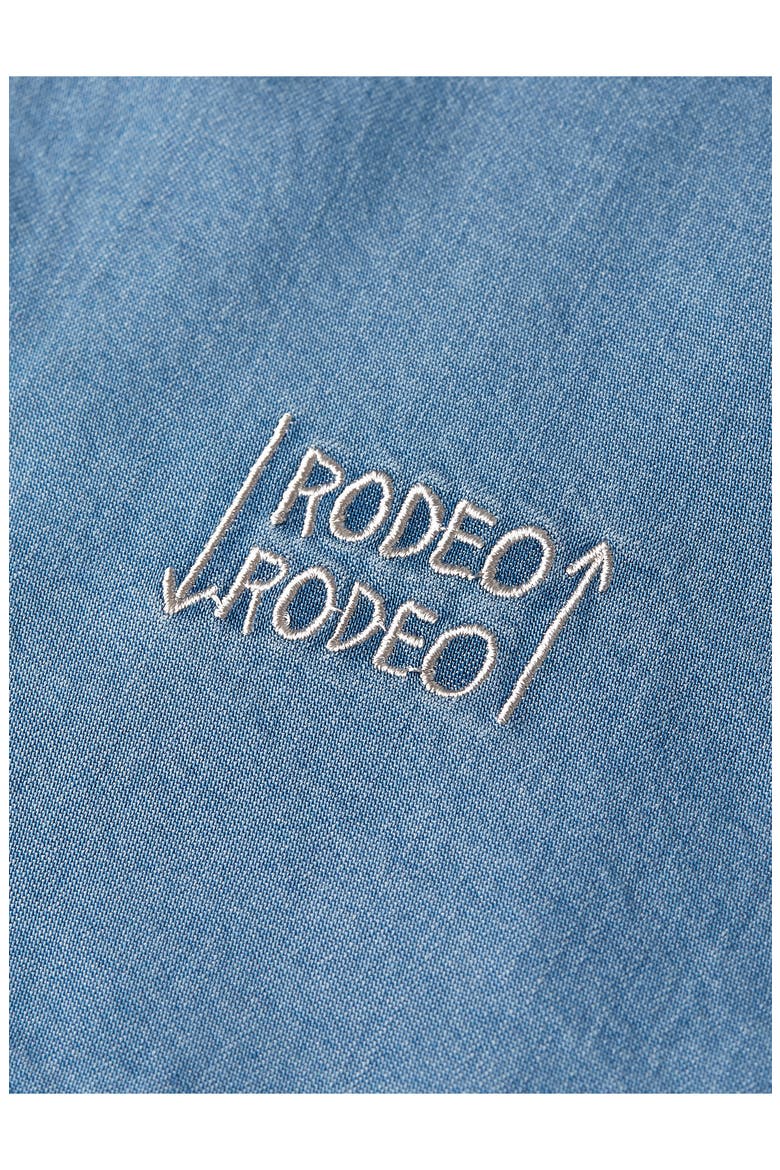 x Basquiat Indigo Shirt, Alternate, color, WASHED INDIGO