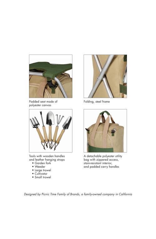 Picnic Time X Disney® Winnie The Poof Gardener Tote Bag & Accessories In Green