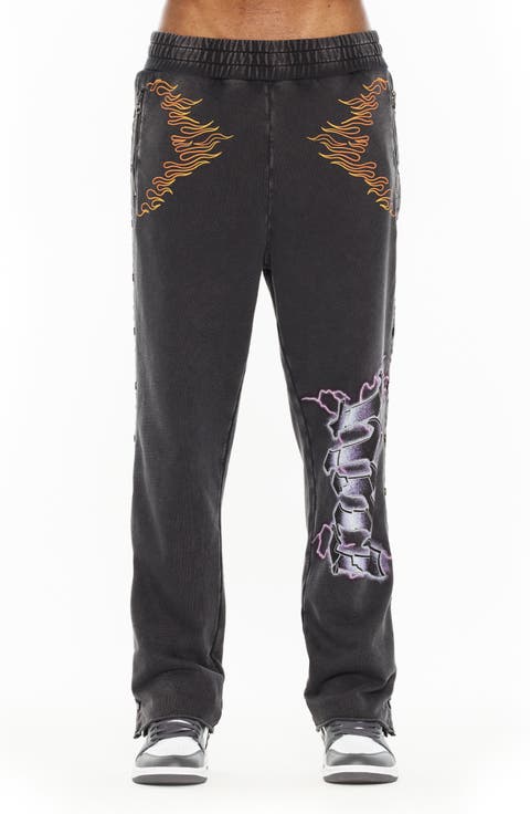 Open Hem French Terry Sweatpants