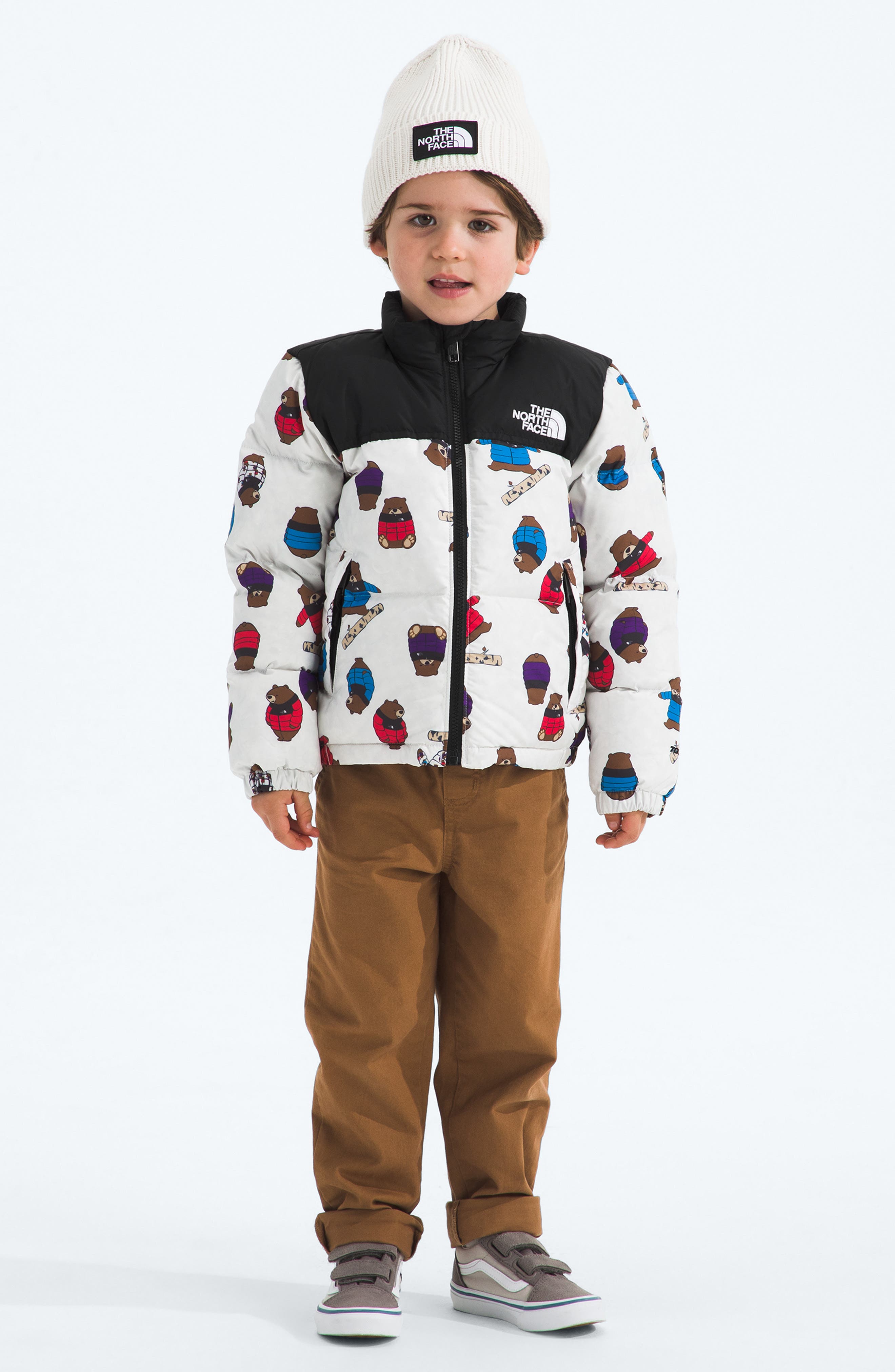 North face kids scoop jacket 130 blue