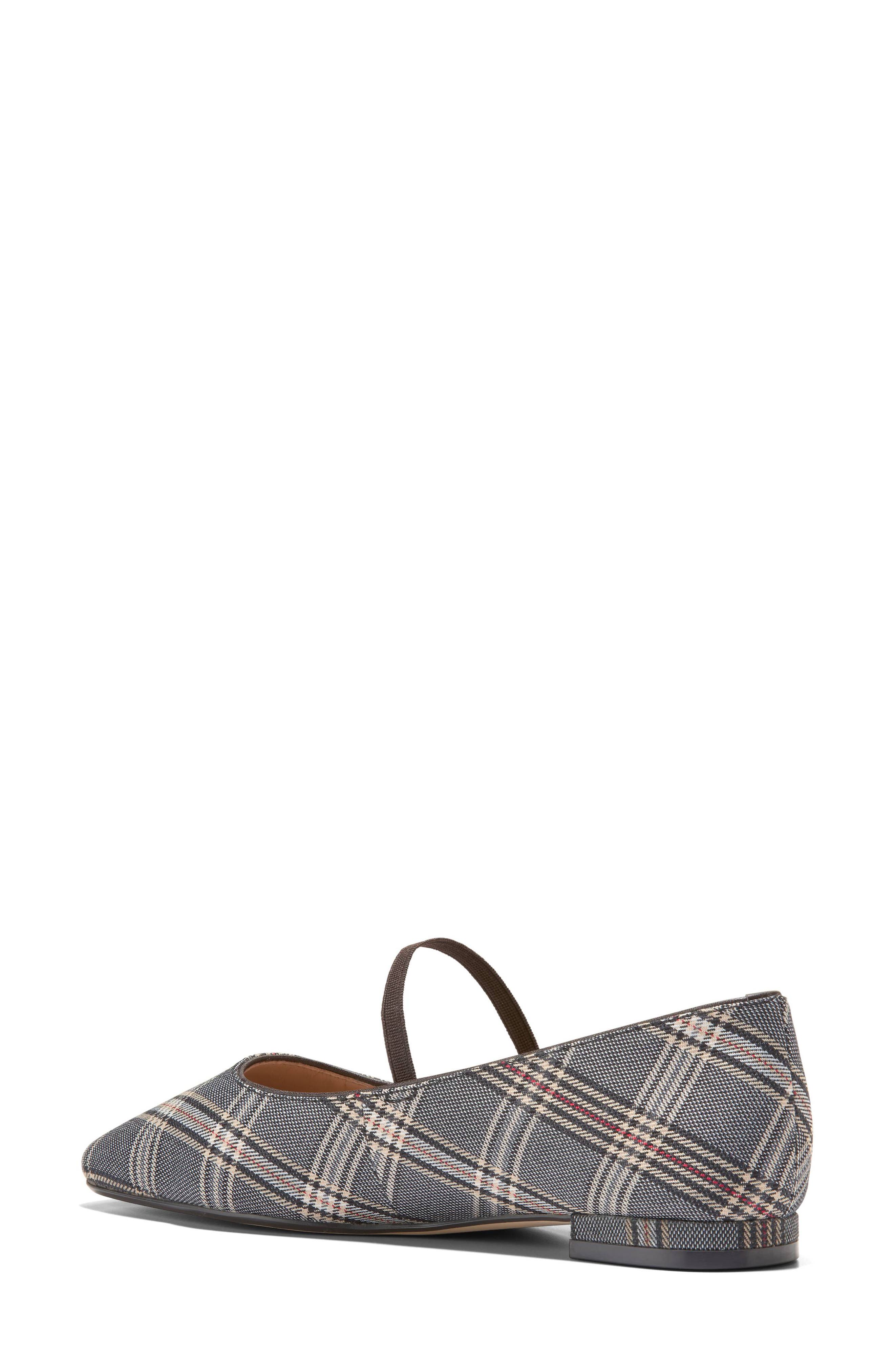 Bridget Mary Jane Flat, Alternate, color, CLASSIC PLAID TEXTILE