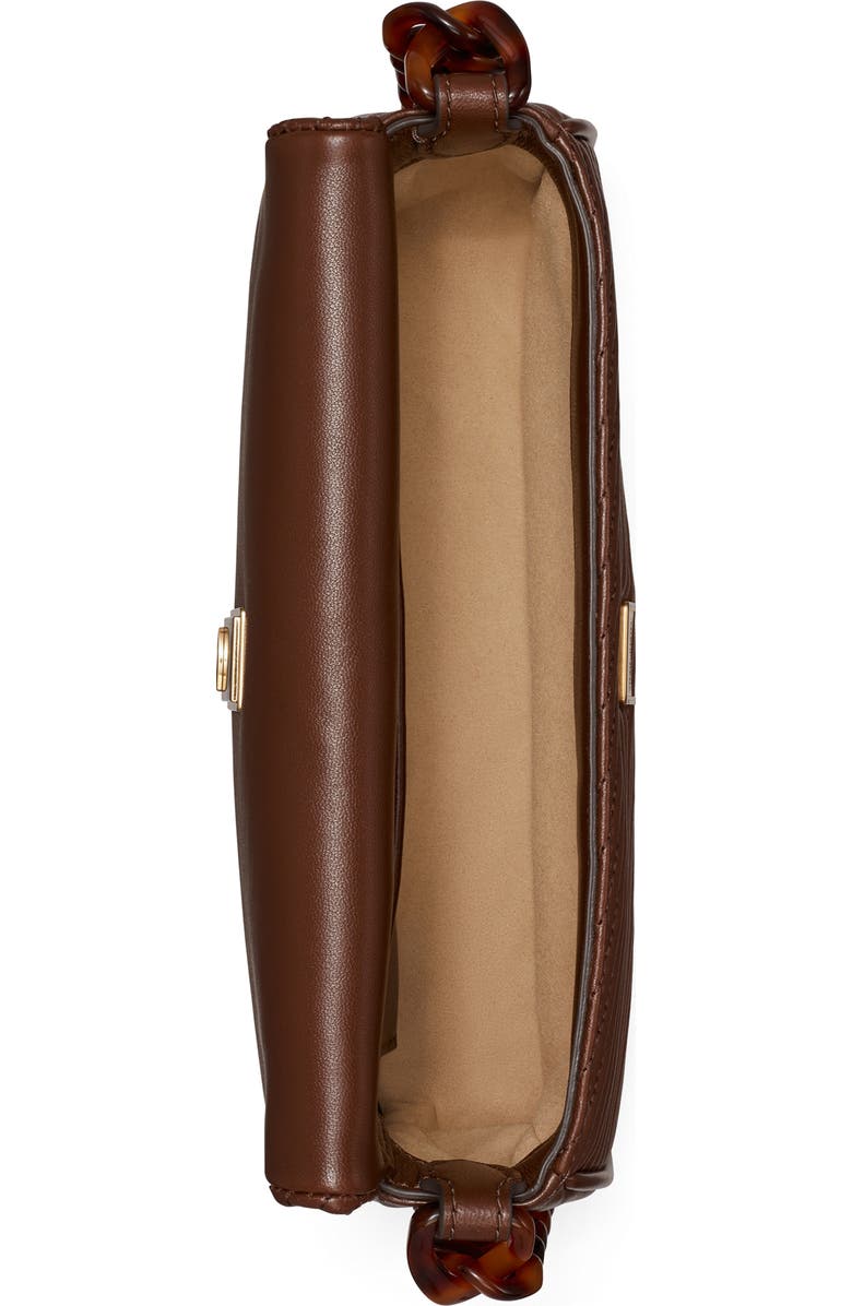 Tory Burch Small Kira Moto Quilted Leather Flap Shoulder Bag, Alternate, color,