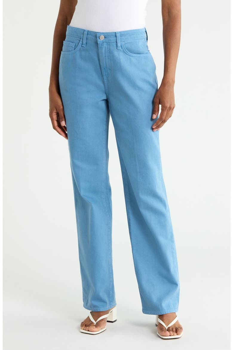 Jones High Waist Stovepipe Straight Leg Jeans, Main, color, HARBOR BLUE