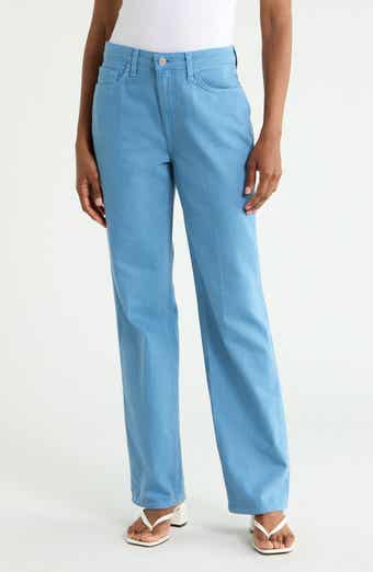 Jones High Waist Stovepipe Straight Leg Jeans