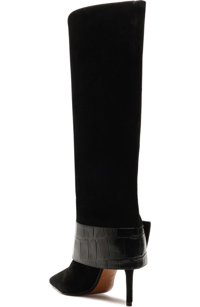 Schutz Beatrix Pointed Toe Boot, Alternate, color, Black