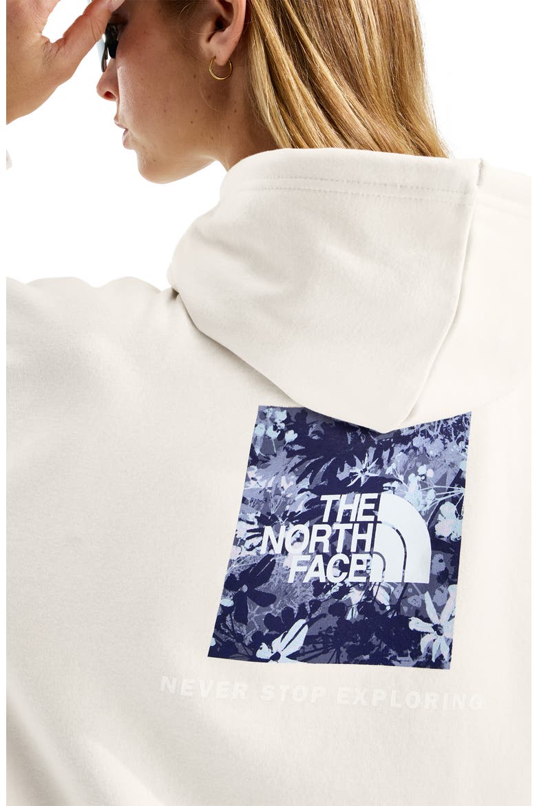 Evolution Moon Florals Oversize Hoodie, Alternate, color, WHITE DUNE