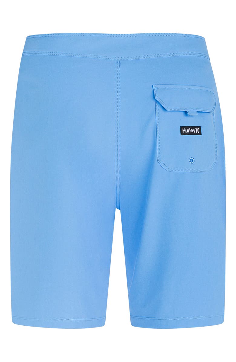 Hurley One & Only Solid Volley Swim Trunks, Alternate, color, Unity Blue