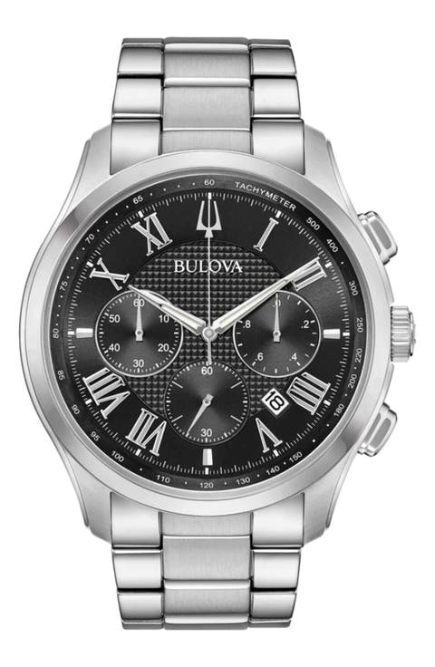 Classic Chronograph Bracelet Watch, 40mm
