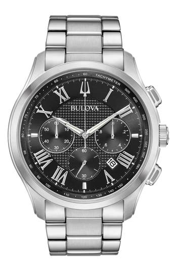 Bulova Classic Chronograph Bracelet Watch, 40mm