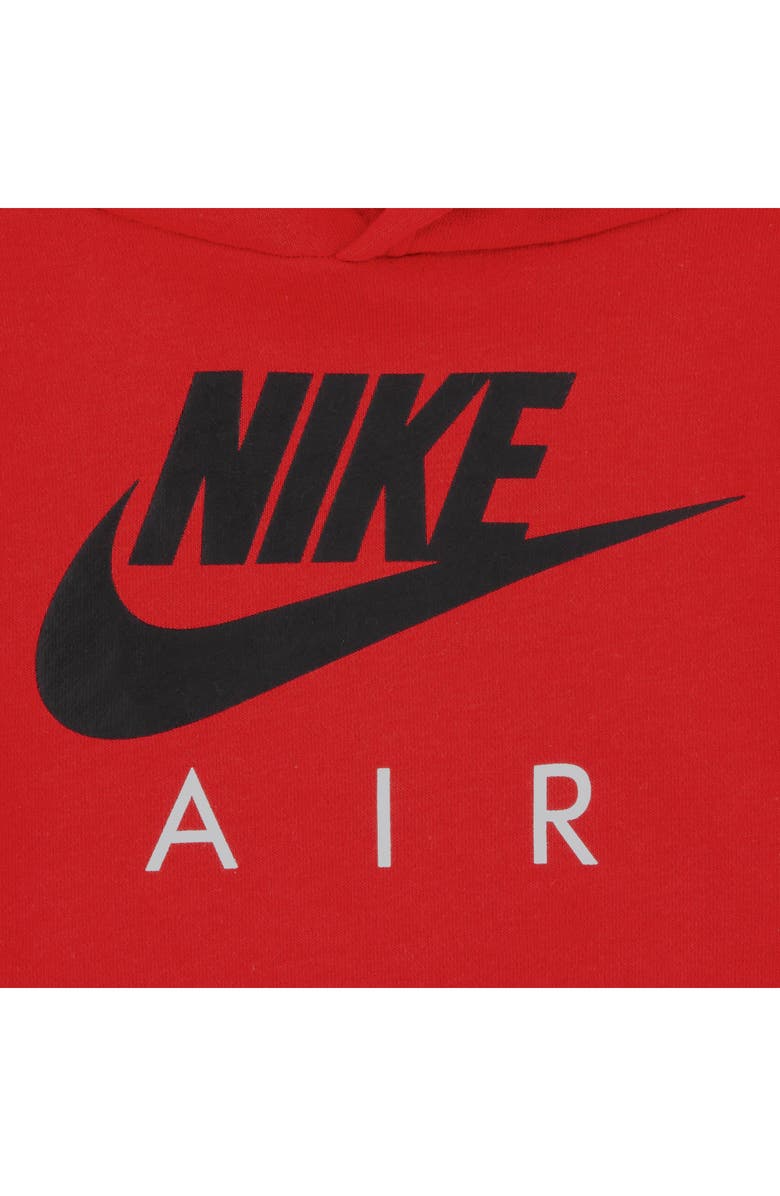 Nike Kids' Air Logo Pullover Hoodie & Joggers Set, Alternate, color, Black/ University Red