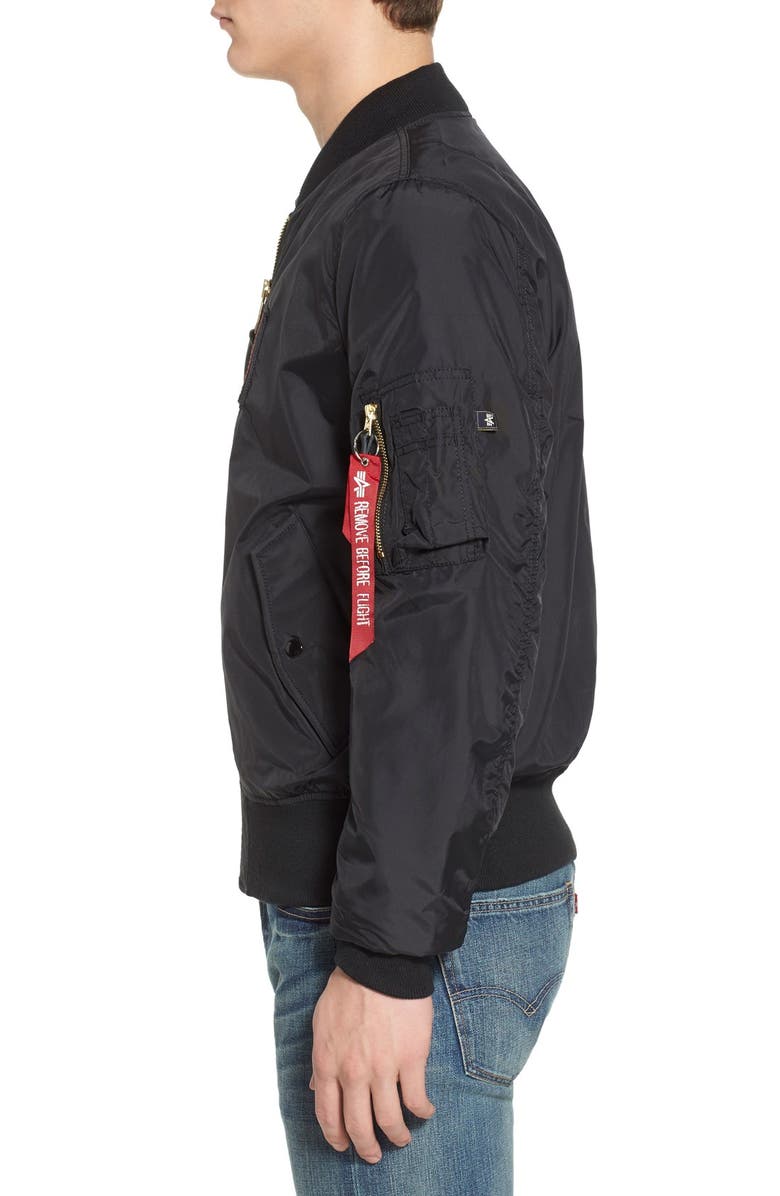 Alpha Industries 'Skymaster' MA-1 Bomber Jacket, Alternate, color, 