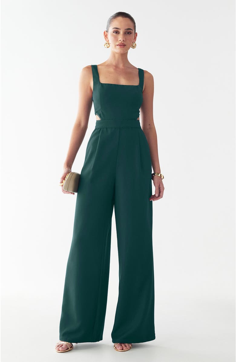 BWLDR Shae Jumpsuit, Alternate, color, Emerald