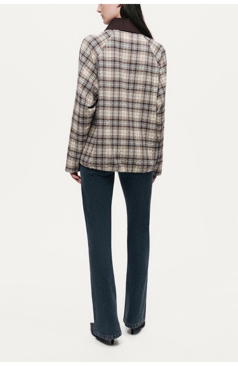 Nocturne Checked Contrast Collar Jacket, Alternate, color, Multi-Colored