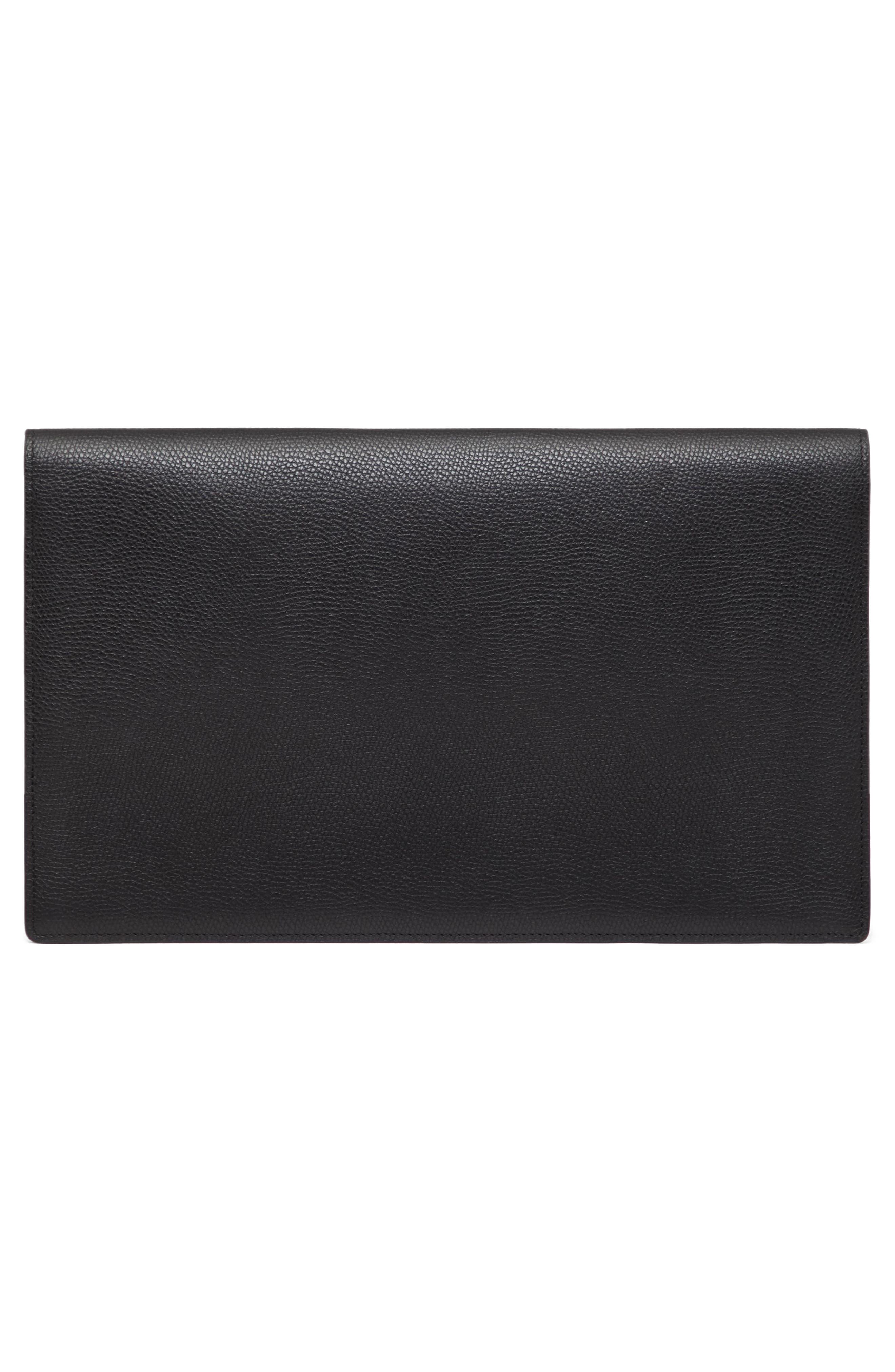 Valentino Garavani Large VLOGO Leather Pouch, Alternate, color, 