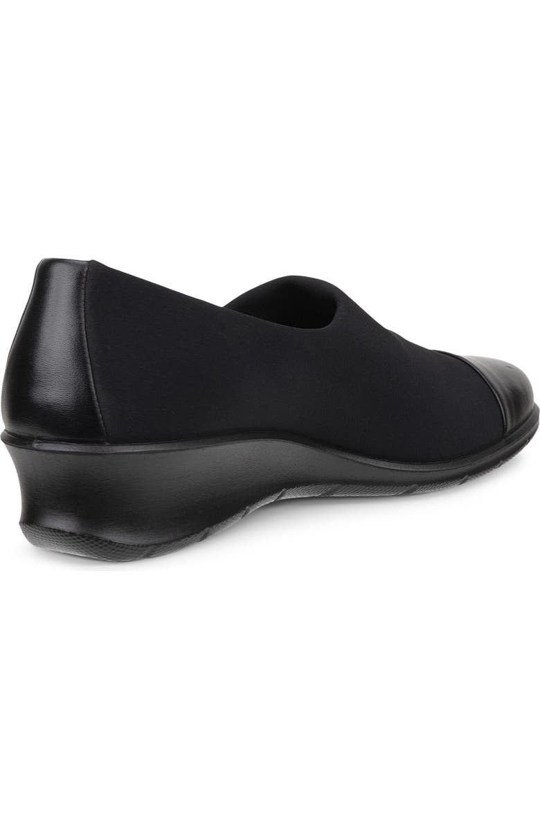 ECCO Felicia Cap Toe Loafer, Alternate, color, Black/ Black