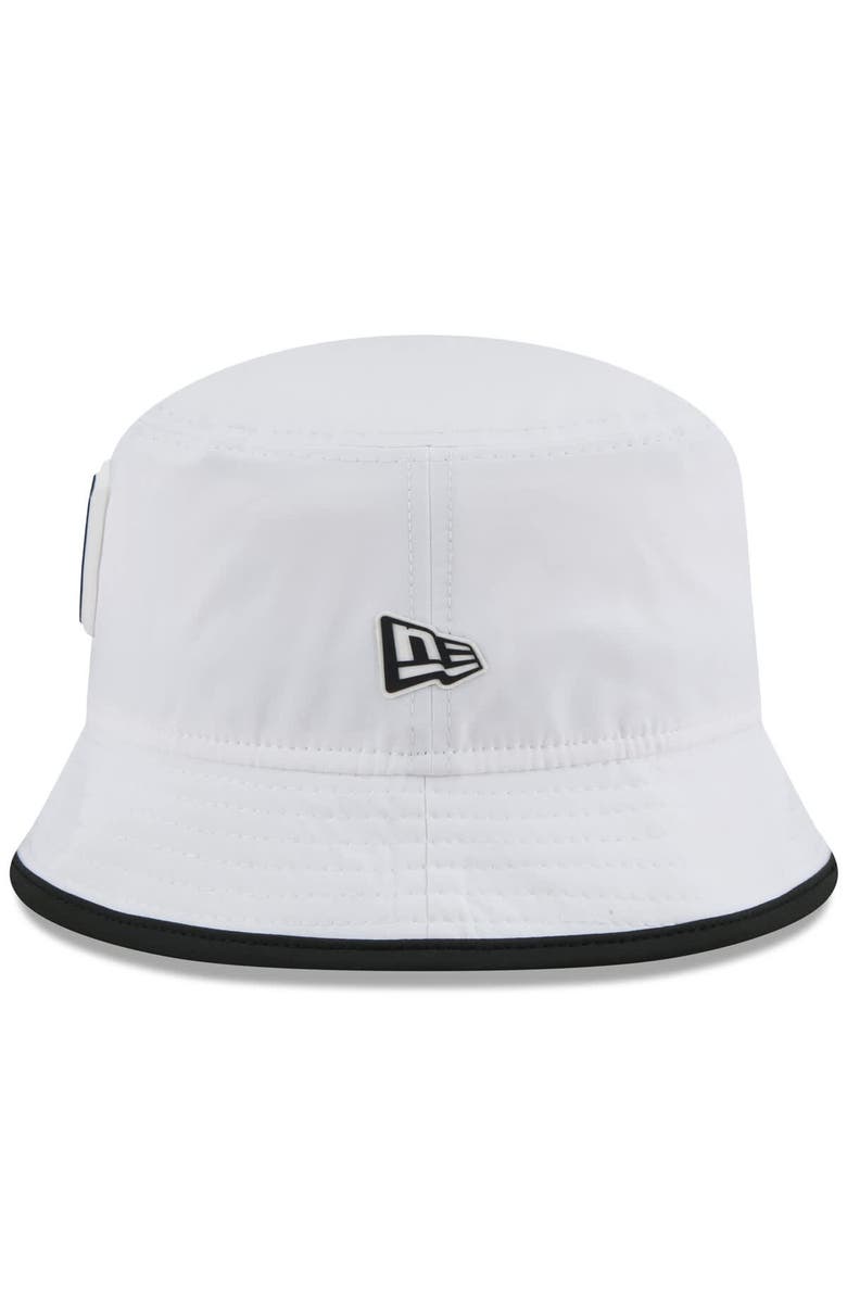 New Era Men's New Era White Las Vegas Raiders 2025 NFL Training Camp Stretch Bucket Hat, Alternate, color, White