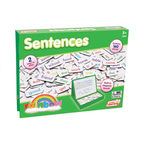 XC Junior Learning Sentences Rainbow with Whiteboard, Set of 160