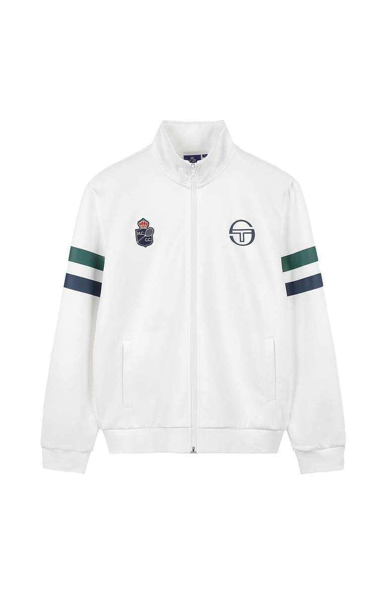 Sergio Tacchini MC ACE Staff Track Jacket, Main, color, Off White