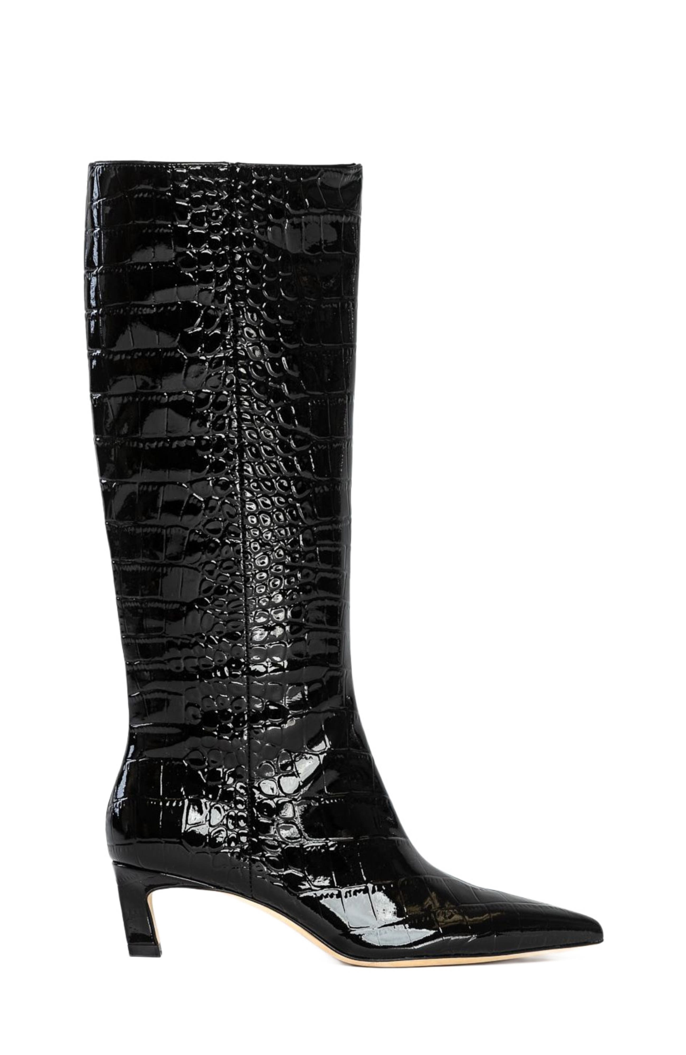 Allegra James Bella Embossed Boot, Main, color, 