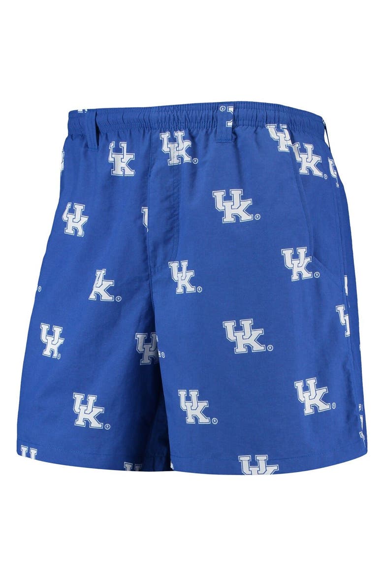 Men's Columbia PFG Royal Kentucky Wildcats Backcast II 6" Omni-Shade Hybrid Shorts, Alternate, color, Royal