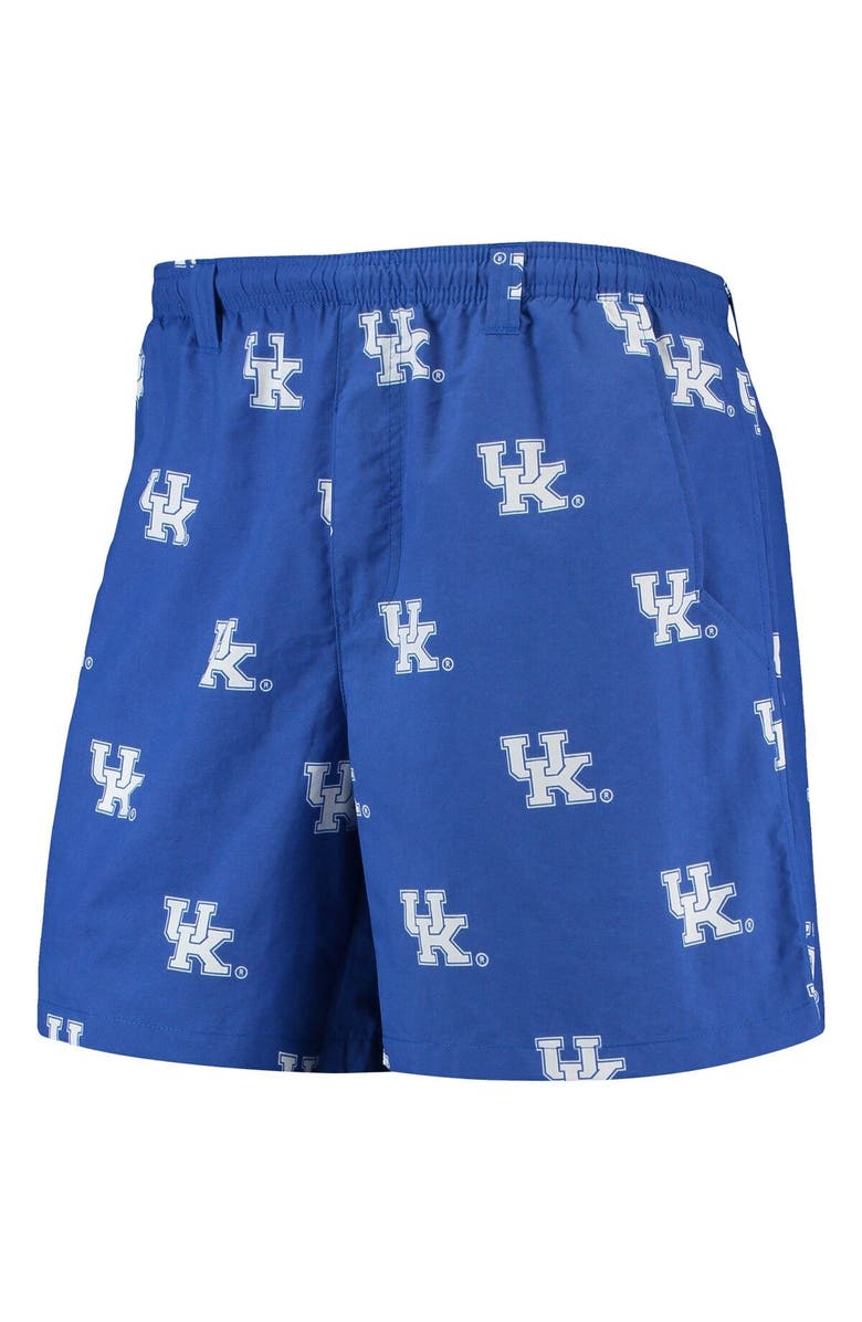 Columbia Men's Columbia PFG Royal Kentucky Wildcats Backcast II 6" Omni-Shade Hybrid Shorts, Alternate, color, Royal