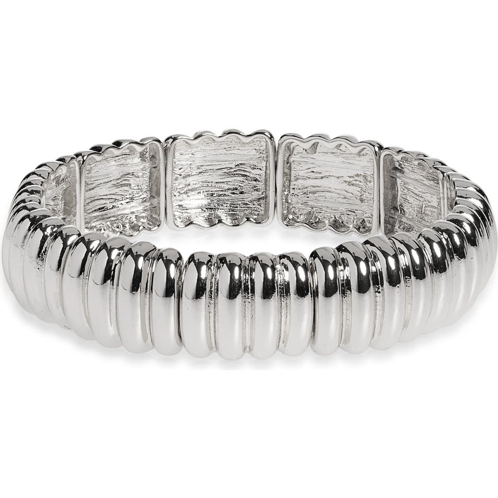 Nordstrom Puffy Stretch Bracelet In Metallic