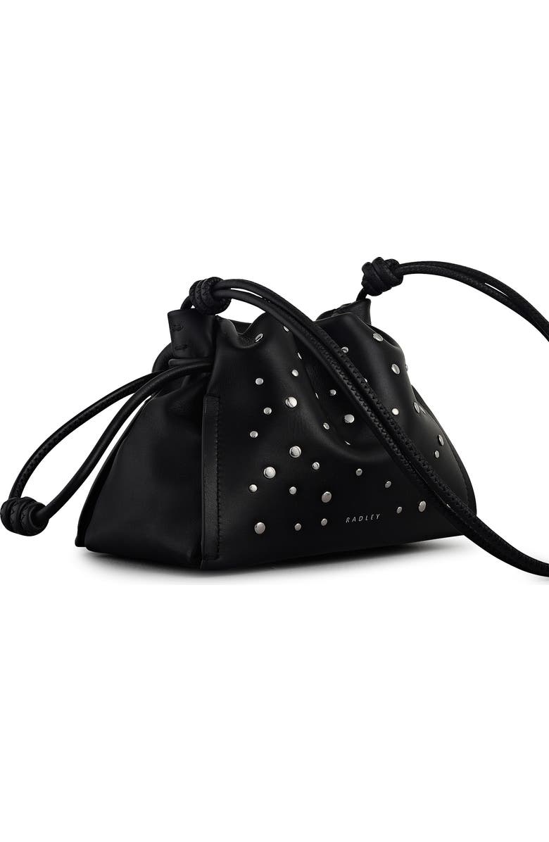 Radley The Roxburgh - Stud Small Drawstring Crossbody Bag, Alternate, color, Black