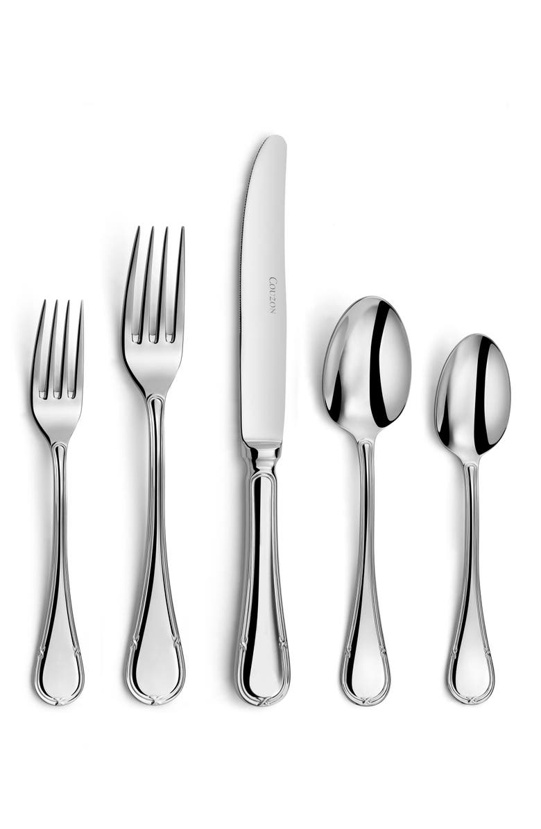 Couzon Vendome 5 Piece Place Setting, Main, color, Stainless Steel