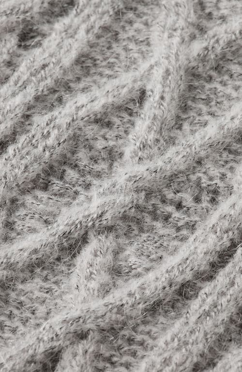 Scotch & Soda Cable Side Tie Sweater Vest In Gray