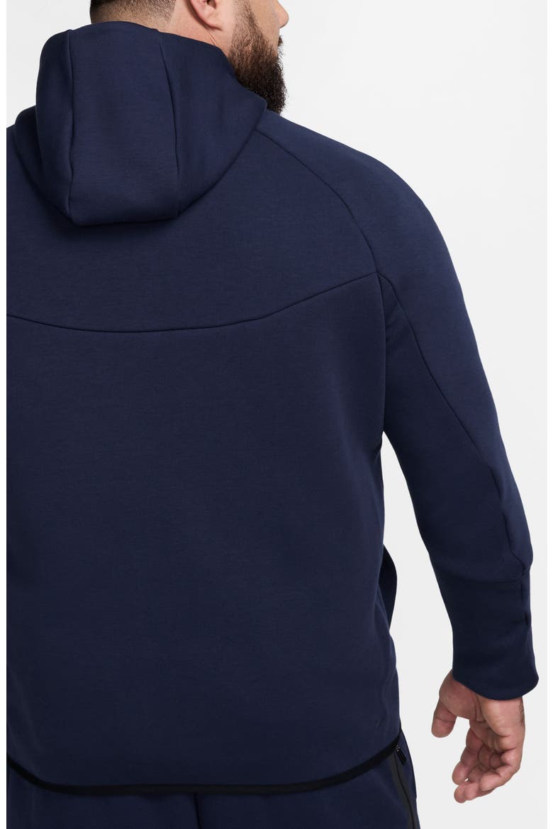 Tech Windrunner Zip Hoodie, Alternate, color, OBSIDIAN/ BLACK
