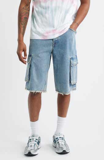 ICECREAM Barrels Denim Cargo Shorts