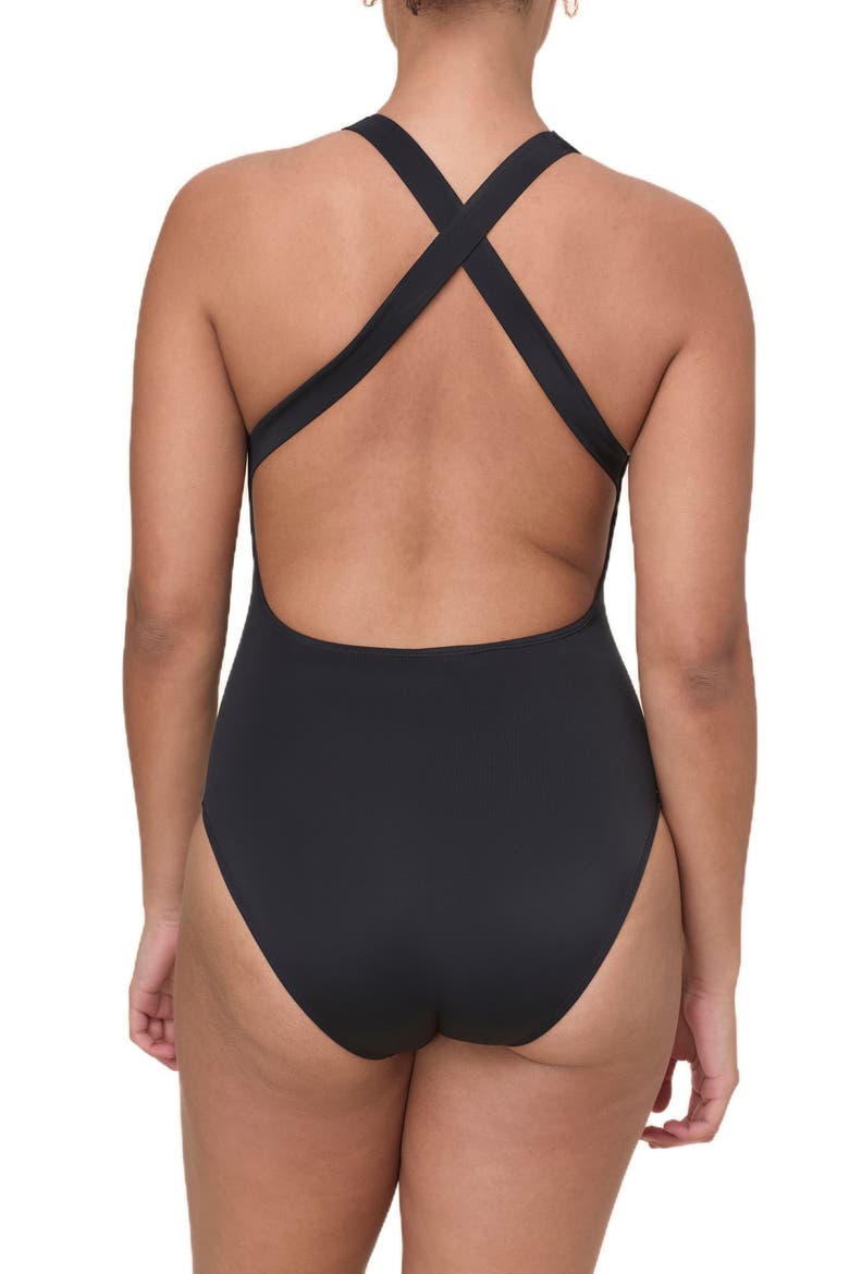 The Tulum One-Piece Swimsuit, Alternate, color, BLACK